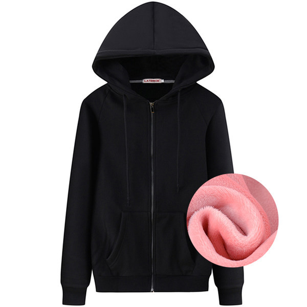 Γυναικείο φούτερ με κουκούλα και φερμουάρ νέο μοντέλο