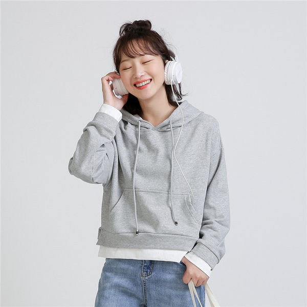 Γυναικείο φούτερ με τσέπη σε τρία χρώματα