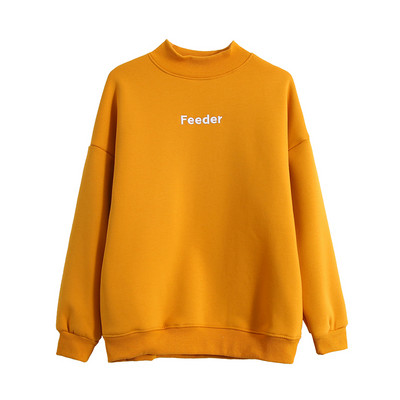 Casual γυναικεία μπλούζα με ψηλό γιακά - σε πολλά χρώματα