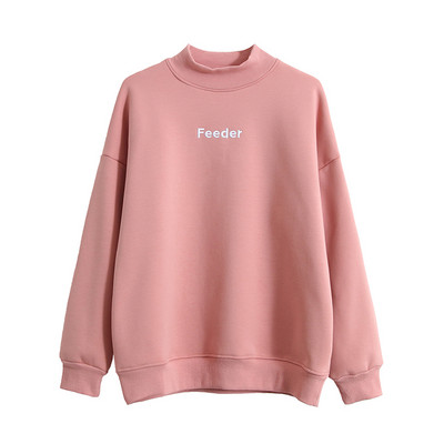 Casual γυναικεία μπλούζα με ψηλό γιακά - σε πολλά χρώματα