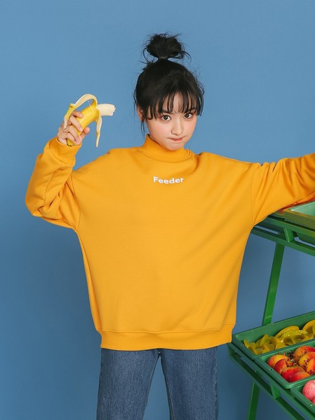 Casual γυναικεία μπλούζα με ψηλό γιακά - σε πολλά χρώματα