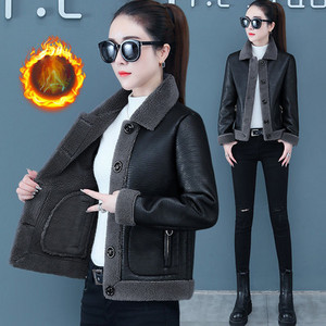 Νέο μοντέλο γυναικείο έκο δερμάτινο μπουφάν με απαλή ζεστή φόδρα