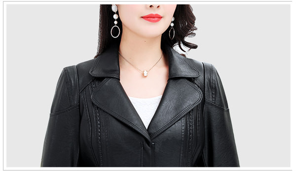 Új modell bőrdzseki cipzárral