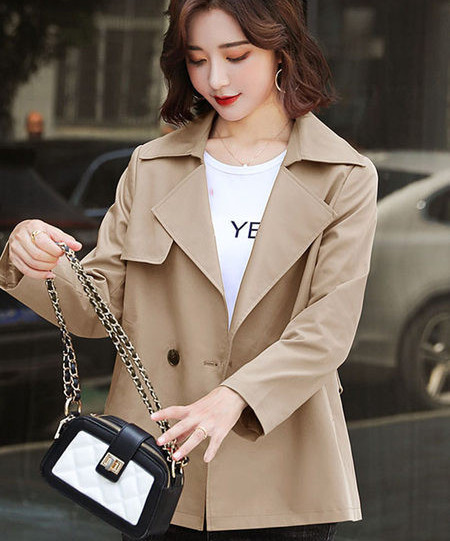 Női tavaszi kabát két színben