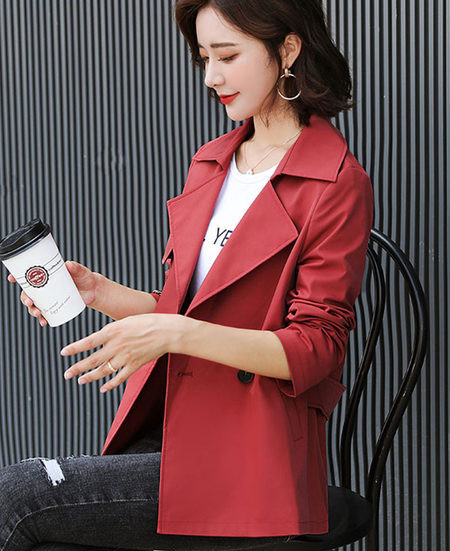 Női tavaszi kabát két színben