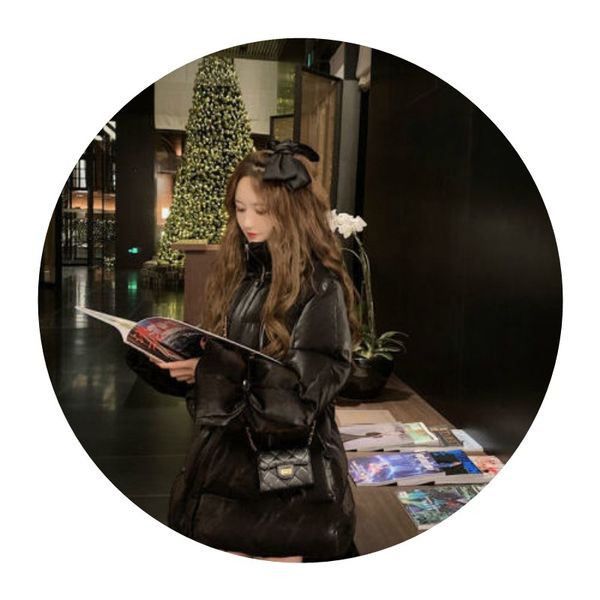 Modern női kabát magas pólógallérral - télire is alkalmas