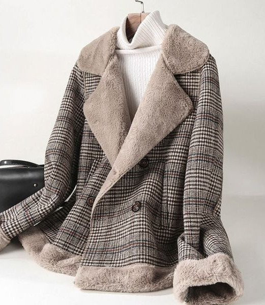 Női télikabát vastag meleg béléssel