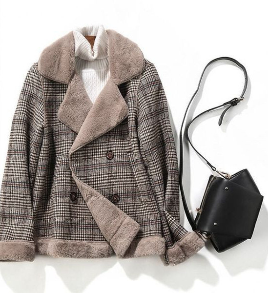 Női télikabát vastag meleg béléssel