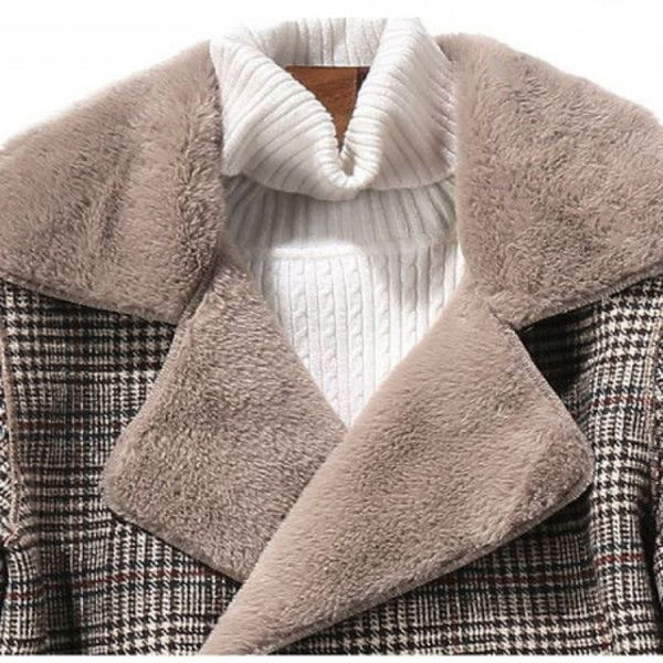 Női télikabát vastag meleg béléssel