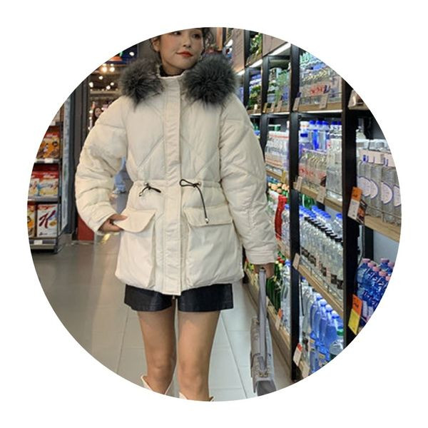 Geacă de iarnă pentru femei cu buzunar pentru glugă și legături în talie