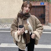 Geaca de iarna de dama cu nasturi in trei culori