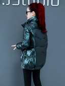 Téli kabát magas gallérral - több színben