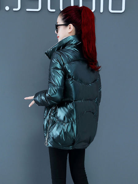 Téli kabát magas gallérral - több színben