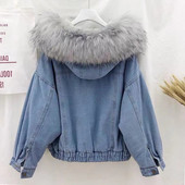 Novi model ženske traper jakne sa kapuljačom