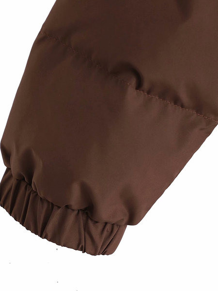 Rövid női alkalmi kabát kapucnival