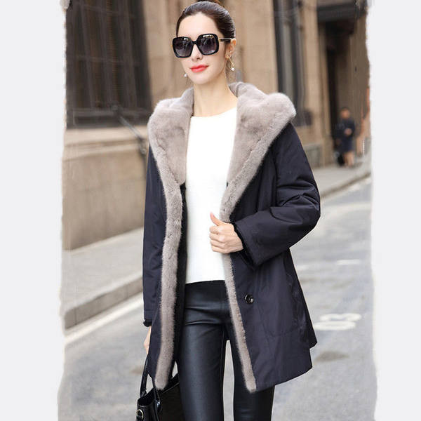 Női hosszú kabát meleg béléssel, három színben