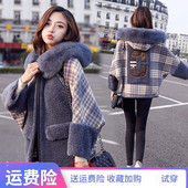 Geaca de iarna de dama model nou cu gluga si maneci largi