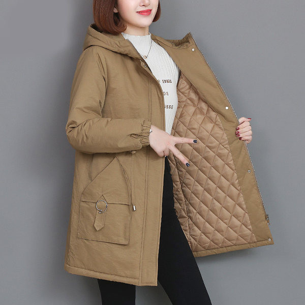 Geaca de dama model gratuit cu buzunar si gluga