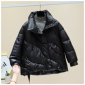 Geaca casual dama model lat cu guler inalt