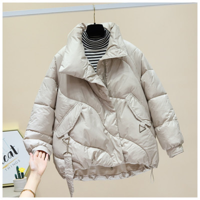 Geaca casual dama model lat cu guler inalt