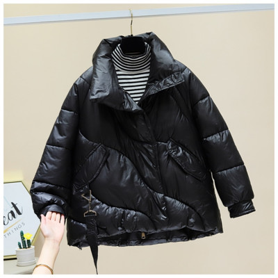 Geaca casual dama model lat cu guler inalt