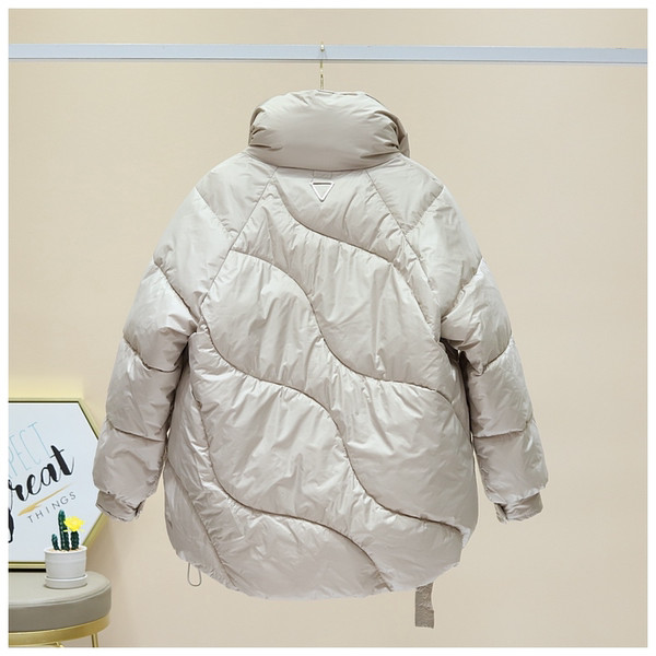 Geaca casual dama model lat cu guler inalt