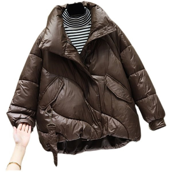 Geaca casual dama model lat cu guler inalt