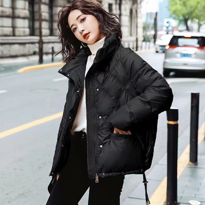 Geaca de iarna de dama cu nasturi in trei culori