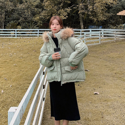 Széles hétköznapi kabát, kapucnival