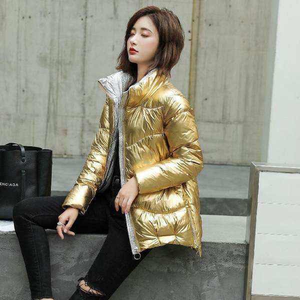 Új modell női kabát magas gallérral - télire is alkalmas