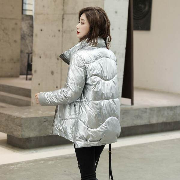 Új modell női kabát magas gallérral - télire is alkalmas