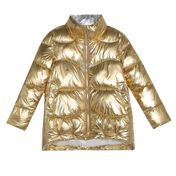 Új modell női kabát magas gallérral - télire is alkalmas