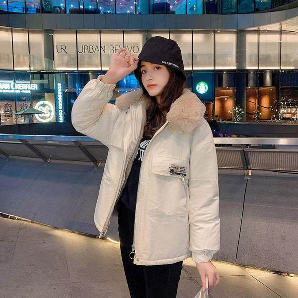 Női alkalmi kabát mentes modell cipzárral és zsebekkel