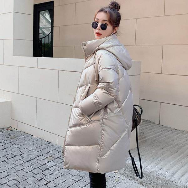 Női kabát kapucnival - ingyenes modell