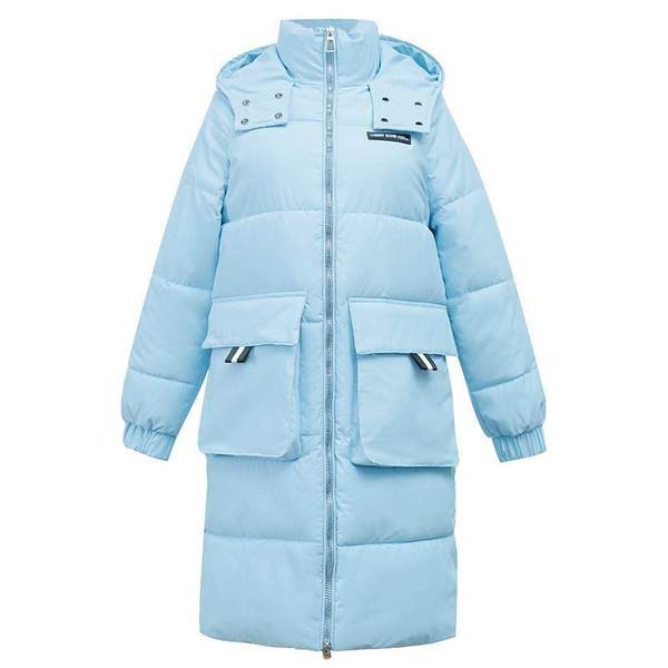 Meleg téli melegítő hosszú modell oldalsó gombokkal