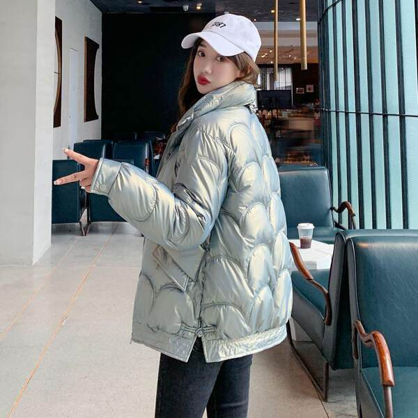 Új modell téli kabát zsebekkel