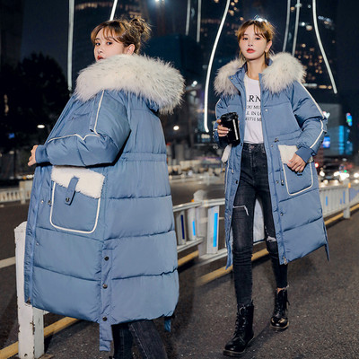 Hosszú téli kabát meleg béléssel