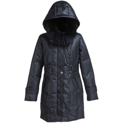 Geaca lunga dama cu gluga in puf - mai multe modele