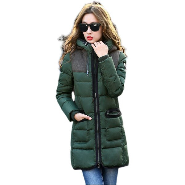 Női téli kabát közepes hosszúságú - két modell