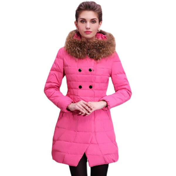 Új modell női kabát kapucnis pehelyes - két modell