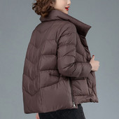 Jachetă scurtă asimetrică cu fermoare laterale