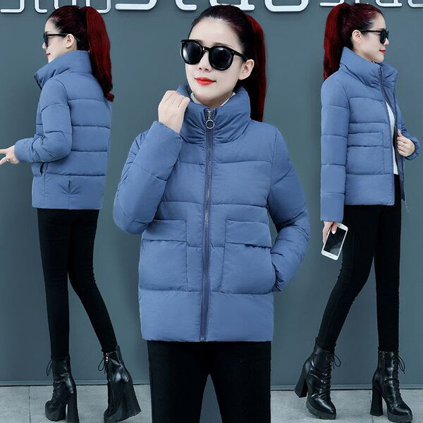 Geaca de iarna cu buzunare si fermoar pentru femei