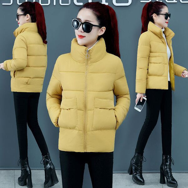 Geaca de iarna cu buzunare si fermoar pentru femei