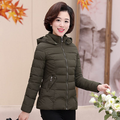 Geaca de dama model nou cu gluga si fermoar