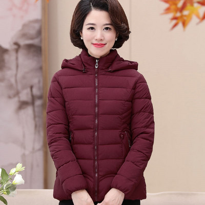 Geaca de dama model nou cu gluga si fermoar