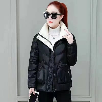 Rövid női kabát puha béléssel