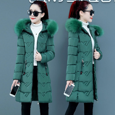 Női téli kabát béléssel és eco pehelytal a kapucniján