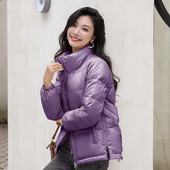 Geaca scurta toamna-iarna cu fermoare laterale