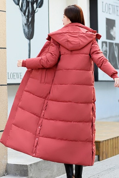 Női hosszú kabát kapucnival - három színben