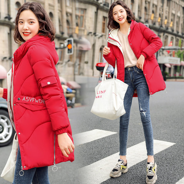 Női alkalmi kabát kapucnival